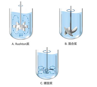OG视讯发酵罐不同类型桨叶